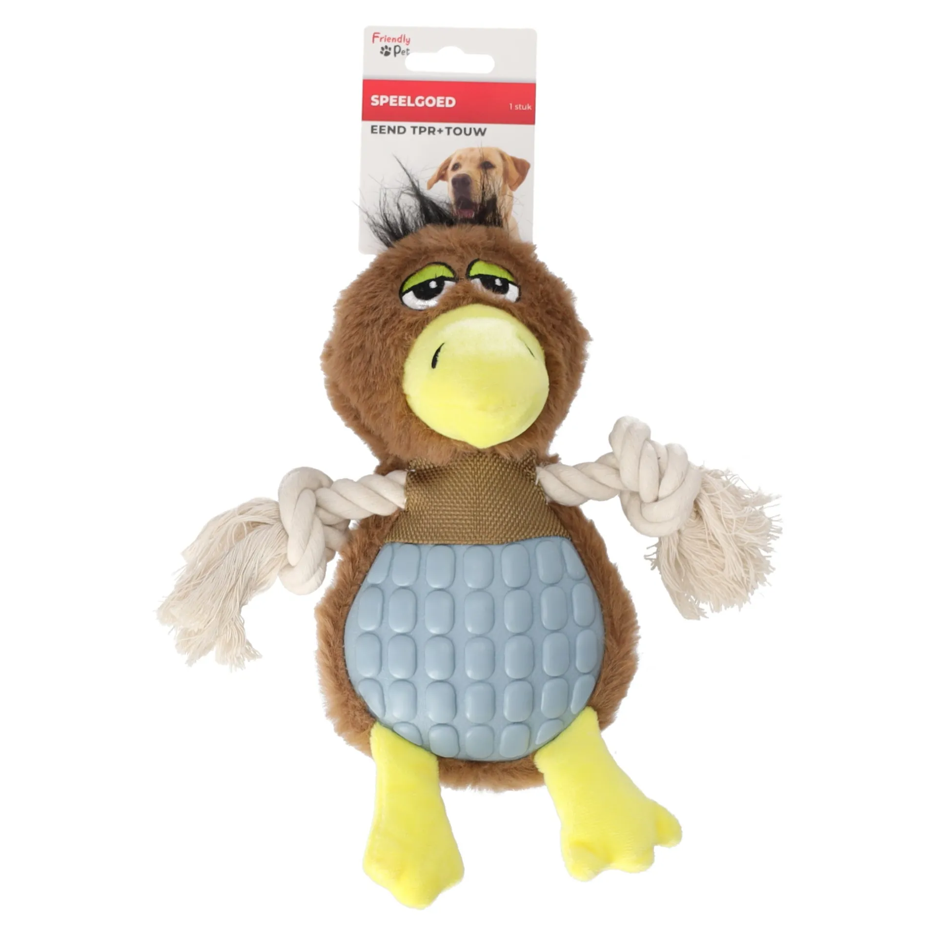 hondenspeelgoed-eend-tpr-touw-vWEKMYfG-0.webp Online Friendly Pet Hondenspeelgoed Eend TPR + Touw