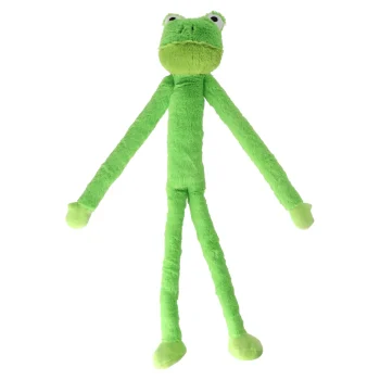 Fashion Friendly Pet Hondenspeelgoed Kikker Groen 15x70cm