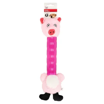 Clearance Friendly Pet Hondenspeelgoed Necki Varken Plush Roze 38x15x7cm