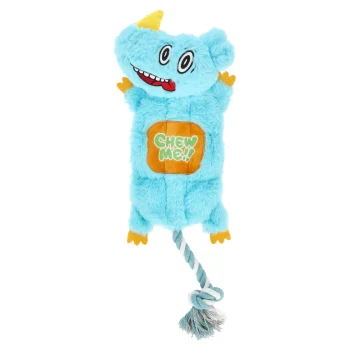 Online Friendly Pet Hondenspeelgoed Neushoorn Met Touw Pluche