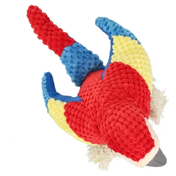New Friendly Pet Hondenspeelgoed Papegaai Rood 33cm
