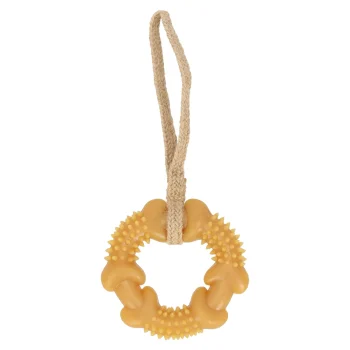 Hot Friendly Pet Hondenspeelgoed Ring Rubber 25,5cm