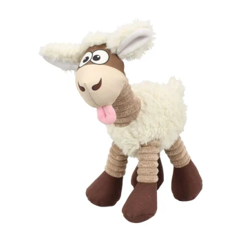 Outlet Friendly Pet Hondenspeelgoed Shappo Schaap Bruin 16x25x32cm