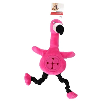 Clearance Friendly Pet Hondenspeelgoed Snack Flamingo