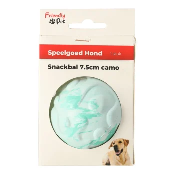 Hot Friendly Pet Hondenspeelgoed Snackbal 7.5cm Camo