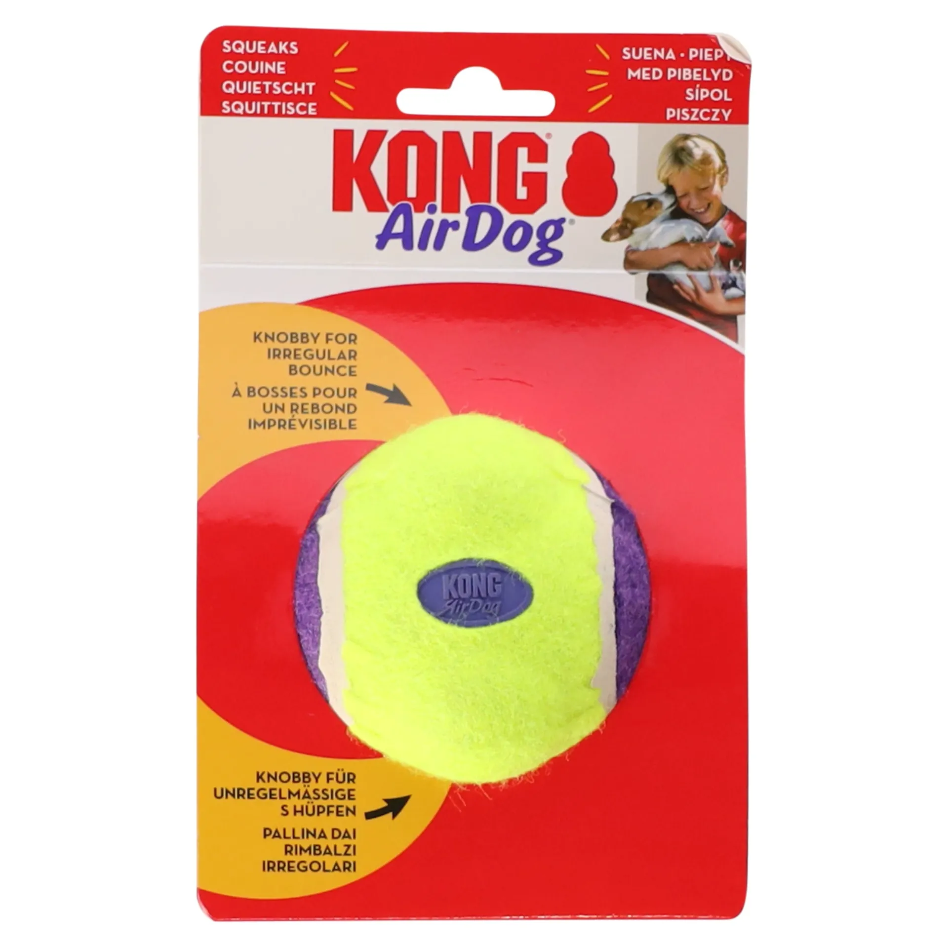 hondenspeelgoed-squeaker-knobb-MAcuxYAO-0.webp Discount Kong Hondenspeelgoed Squeaker Knobby Bal M/L