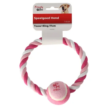 Outlet Friendly Pet Hondenspeelgoed Touw+ring 17cm