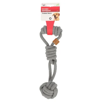 Sale Friendly Pet Hondenspeelgoed Trekbal 36cm Grijs Eco