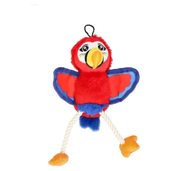 Online Friendly Pet Hondenspeelgoed Vogel+touw 26cm