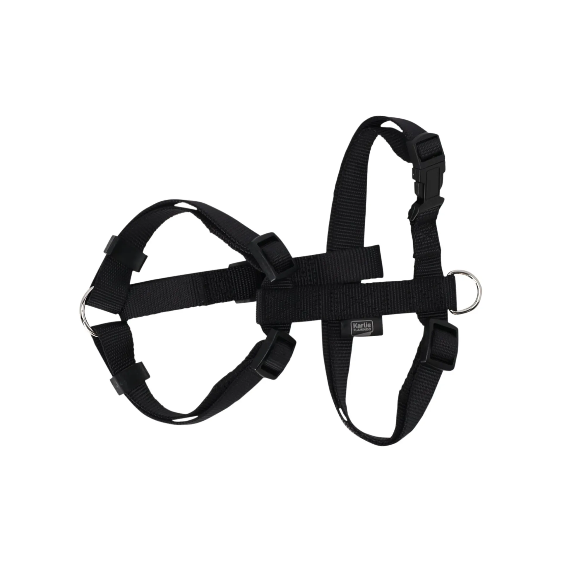 hondentuig-nylon-verstelbaar-z-fUhAxsxy-1.webp Clearance Karlie Flamingo Hondentuig Nylon Verstelbaar Zwart 40-65cm
