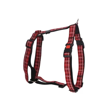 New Karlie Flamingo Hondentuig Tartan 25mm X 90-120cm