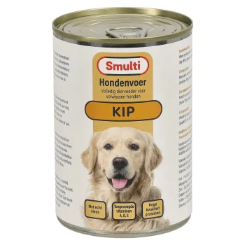 Hot Smulti Hondenvoer Blik 410 Gram Kip