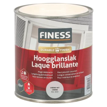 Best Finess Hoogglans Crème Wit 750ml 14204