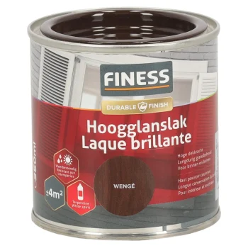 Outlet Finess Hoogglans Wengé Bruin 1449 250ml