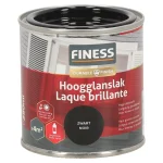 Online Finess Hoogglans Zwart 1428 250ml