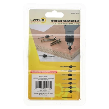 Clearance Lotus Houtboor Verzonken Kop 7-delig