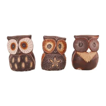 Best Natural Collections Houten Uil 9 X 12 Cm