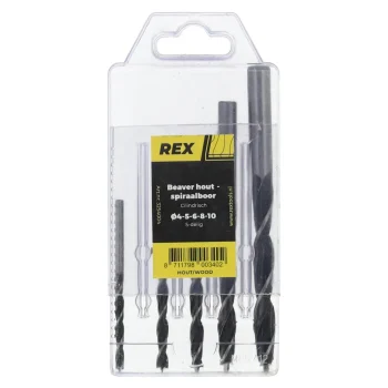 Online Rex Houtspiraalboor Beaver 5-delig Cas