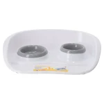 Hot Stefanplast Huisdier Dinner Set Grey