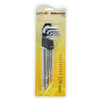 Outlet Lotus Inbussleutleset Kogel Lang 9-delig