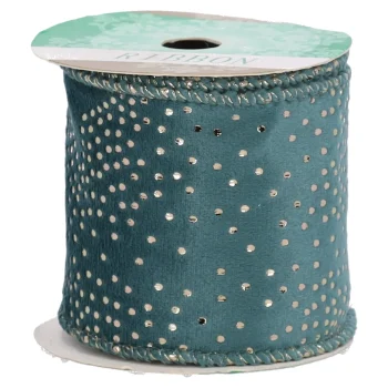 Fashion Van Cranenbroek Inpaklint Velvet 6 X 300 Cm Groen