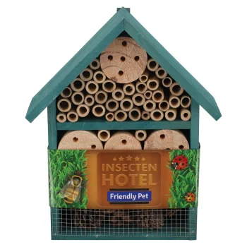Hot Friendly Pet Insectenhotel 25 X 10 X 30 Cm Roodborst Kleur
