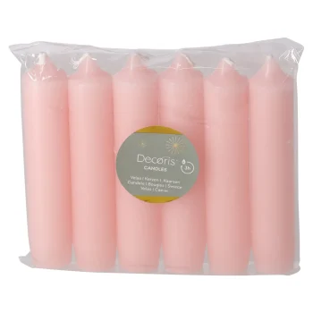 Online Decoris Kaars 11 Cm 6st. Roze