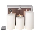 Sale Lumineo Kaars 3D Lont Wit 3st