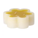 Best Decoris Kaars Bloem Geel 12 X 4 Cm