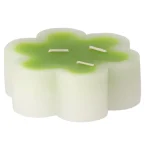 New Decoris Kaars Bloem Groen 12 X 4 Cm