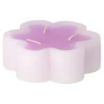 Sale Kaars Bloem Lila 12 X 4 Cm