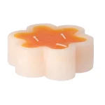 Discount Decoris Kaars Bloem Oranje 12 X 4 Cm