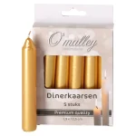 Sale O'malley Kaars Diner 12 Cm Goud 5 Stuks