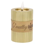 Discount O'malley Kaars Rib Melt LED 7 X 10 Cm Goud