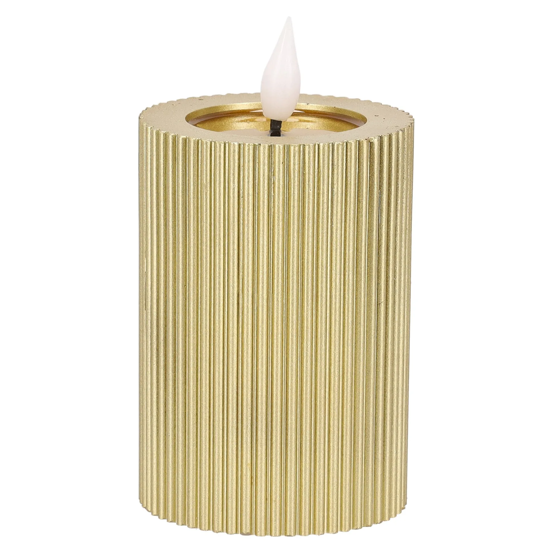 kaars-rib-melt-led-7-x-10-cm-g-tGWXlNOE-2.webp Discount O'malley Kaars Rib Melt LED 7 X 10 Cm Goud