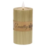 Fashion O'malley Kaars Rib Melt LED 7 X 12 Cm Goud