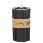 Online O'malley Kaars Rib Melt LED 7 X 12 Cm Zwart