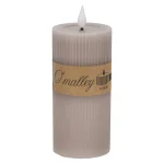 Sale O'malley Kaars Rib Melt LED 7 X 15 Cm Taupe