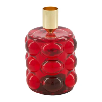 Outlet Natural Collections Kaarshouder Glas Rood 8 X 12 Cm