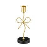 Sale Mica Decorations Kandelaar Strik Goud 18cm