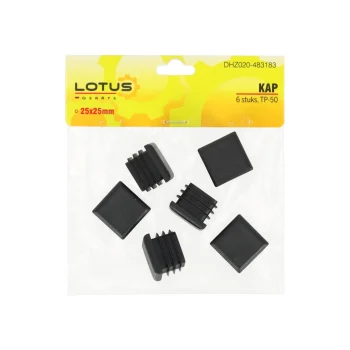 Fashion Lotus Kap 25x25mm 6st TP-50