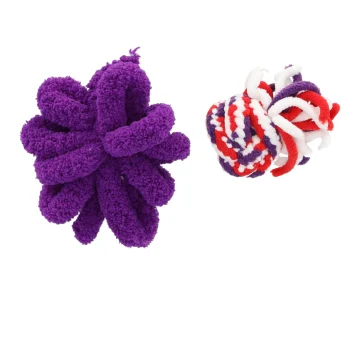 Outlet Kong Kattenspeeltje Active Rope Rood/paars