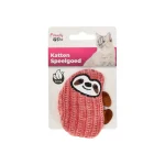 Outlet Friendly Pet Kattenspeeltje Blaro Luiaard Rood 7x4,5x9,2cm FP