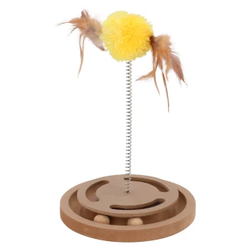 Online Friendly Pet Kattenspeeltje Denkspel Met Veer