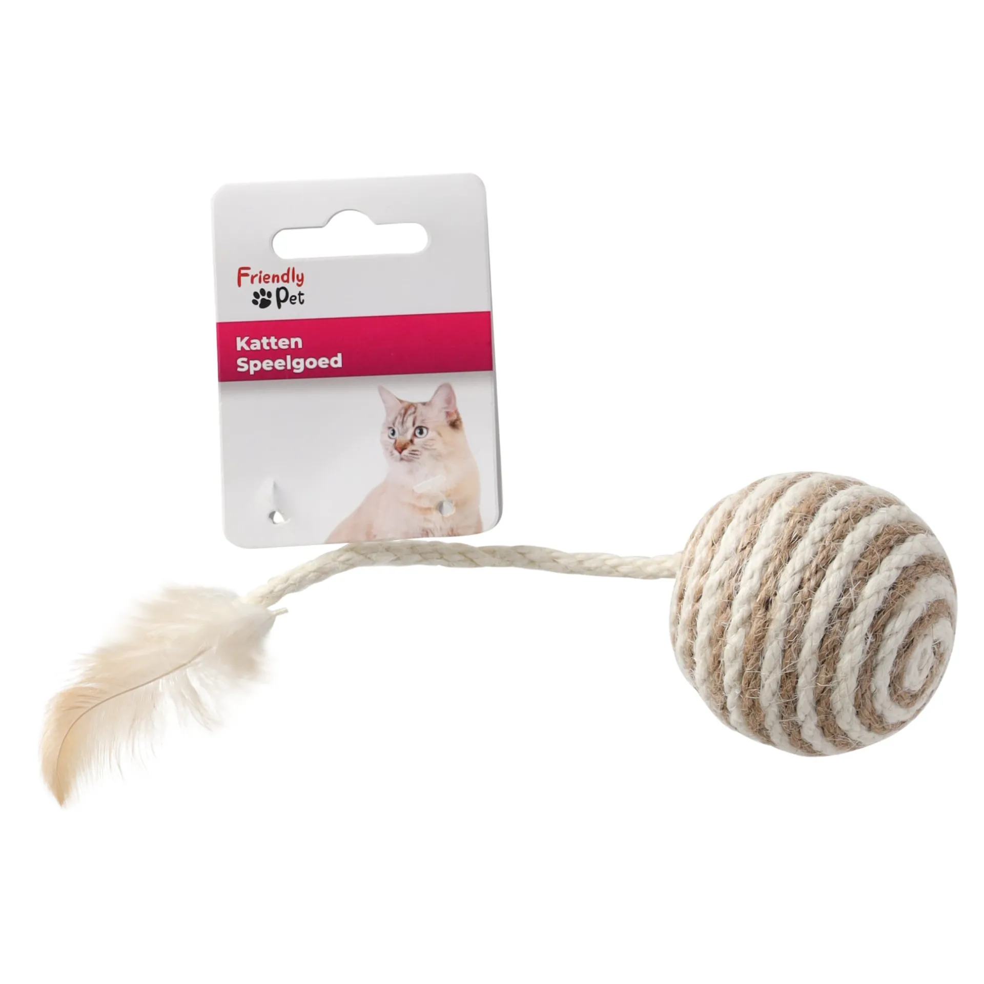 kattenspeeltje-frits-balveerra-QVAelBqL-0.webp Discount Friendly Pet Kattenspeeltje Frits Bal+veer+ratel D6cm FP