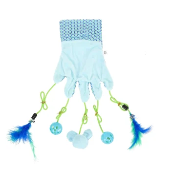 Hot Friendly Pet Kattenspeeltje Handschoen Marion Blauw FP