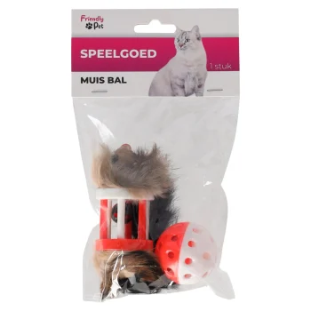 Online Friendly Pet Kattenspeeltje Muis + Bal FP