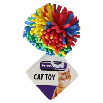 Outlet Friendly Pet Kattenspeeltje Pompon Mix 4.5cm