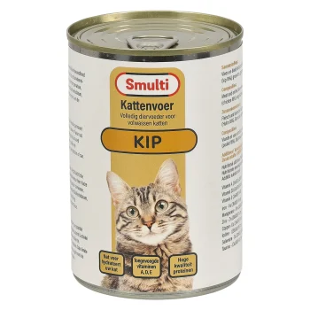 Clearance Smulti Kattenvoer Blik 410 Gram Kip
