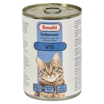 Discount Smulti Kattenvoer Blik 410 Gram Vis